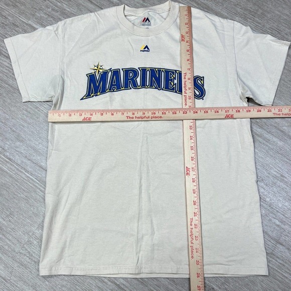 Seattle Mariners Kyle Seager Shirt #15 Men's Medium Majestic Official MLB Gear - Picture 5 of 6